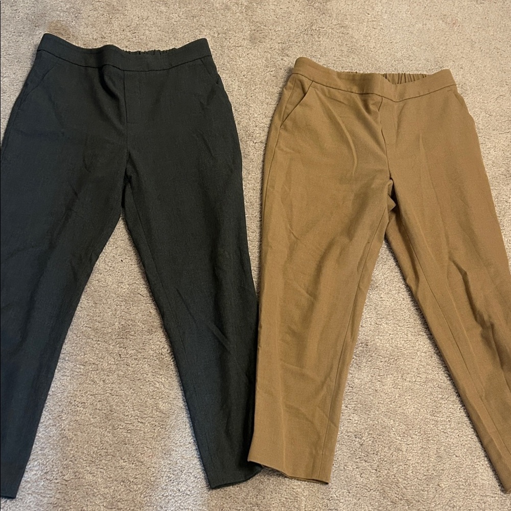 Express Black and Tan Ankle Pants, good stretch